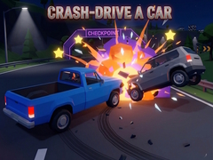Cluiche Crash-drive a car