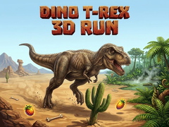 Cluiche Dino T-Rex 3D Run