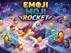 Cluiche Emoji Moji Rocket