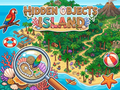 Cluiche Hidden Objects Island