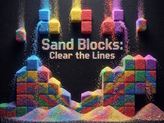 Cluiche Sand Blocks: Clear the Lines