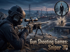 Cluiche Gun Shooting Games: Sniper 3D