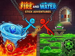 Cluiche Fire and Water: Stick Adventures