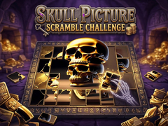 Cluiche Skull Picture Scramble Challenge