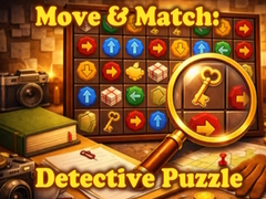 Cluiche Move & Match: Detective Puzzle