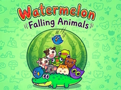 Cluiche Watermelon Falling Animals