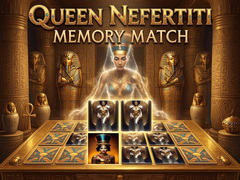 Cluiche Queen Nefertiti Memory Match