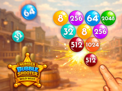 Cluiche Number Bubble Shooter Wild West