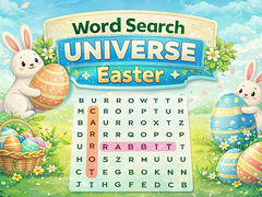 Cluiche Word Search Universe Easter