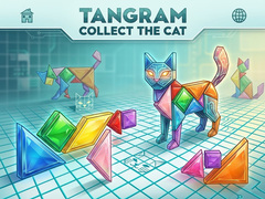 Cluiche Tangram Collect the cat