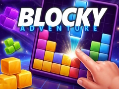 Cluiche Blocky Adventure