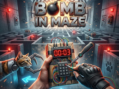 Cluiche Bomb in Maze