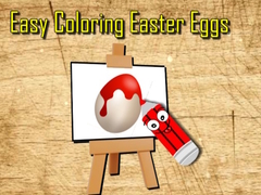Cluiche Easy Easter Coloring Eggs