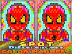 Cluiche Spot the Differences Color Madness 
