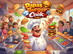 Cluiche Papas Burger Cook