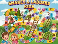 Cluiche Snake & Ladder Kids