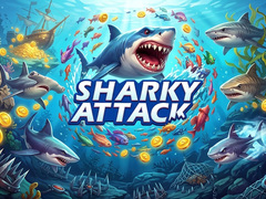 Cluiche Sharky Attack