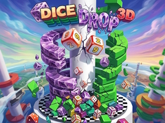 Cluiche Dice Drop 3D