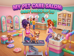 Cluiche My Pet Care Salon: Obby Dress-Up 3D