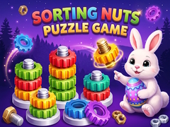 Cluiche Sorting Nuts Puzzle Game