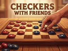 Cluiche Checkers with Friends