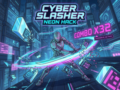 Cluiche Cyber Slasher: Neon Hack