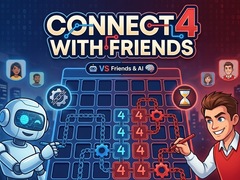 Cluiche Connect 4 with Friends