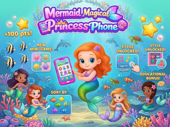 Cluiche Mermaid Magical Princess Phone