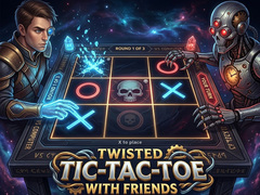Cluiche Twisted Tic-Tac-Toe with Friends