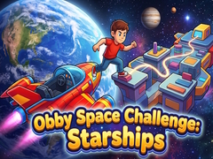 Cluiche Obby Space Challenge: Starships