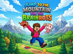 Cluiche Jump to the Mountain for the Brainrots