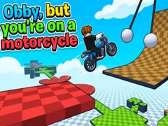 Cluiche Obby, but you're on a motorcycle