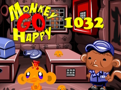 Cluiche Monkey Go Happy Stage 1032