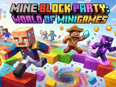 Cluiche Mine Block Party World of Minigames
