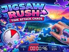 Cluiche Jigsaw Rush Time Attack Chaos