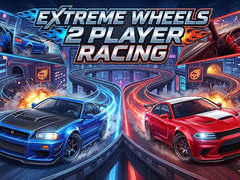 Cluiche Extreme Wheels: 2 Player Racing