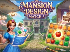 Cluiche Mansion Design Match 3
