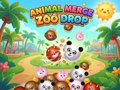Cluiche Animal Merge Zoo Drop