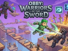 Cluiche Obby: Warriors of The Sword
