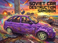 Cluiche Soviet Car Destruction Sandbox