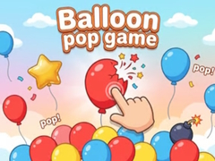 Cluiche Balloon pop game
