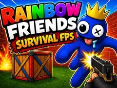 Cluiche Rainbow Friends Survival FPS