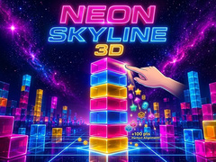 Cluiche Neon Skyline 3D