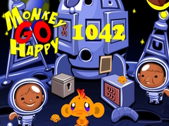 Cluiche Monkey Go Happy Stage 1042