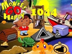 Cluiche Monkey Go Happy Stage 1044