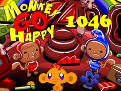 Cluiche Monkey Go Happy Stage 1046