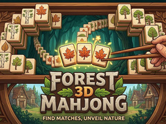 Cluiche Forest 3D Mahjong