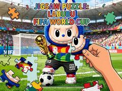 Cluiche Jigsaw Puzzle: Labubu FIFA World Cup