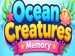 Cluiche Ocean Creatures Memory