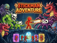 Cluiche Stickman Adventure